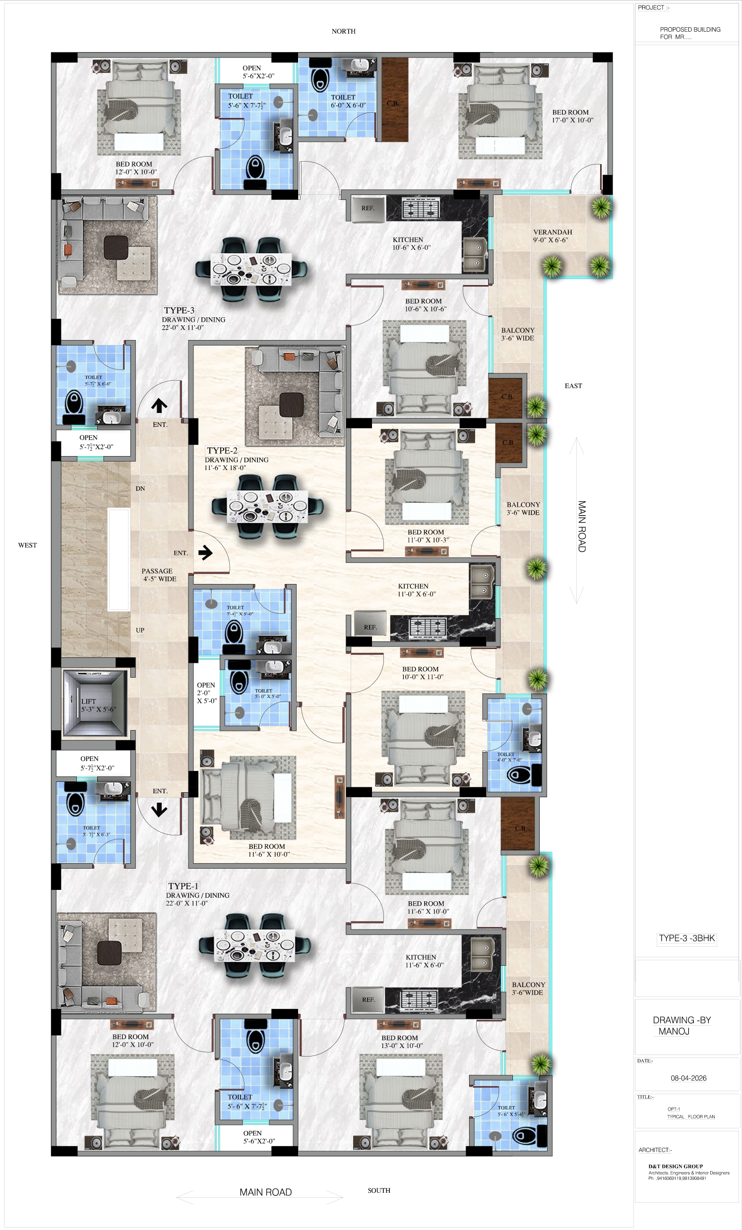 Typical Floor plan HCS Virnda